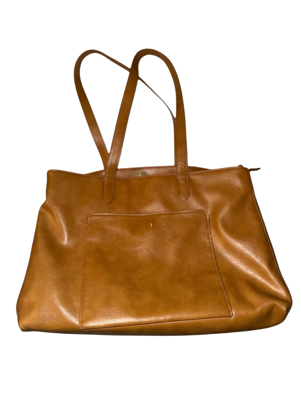Universal threads slouchy brown fox leather shoulder tote bag